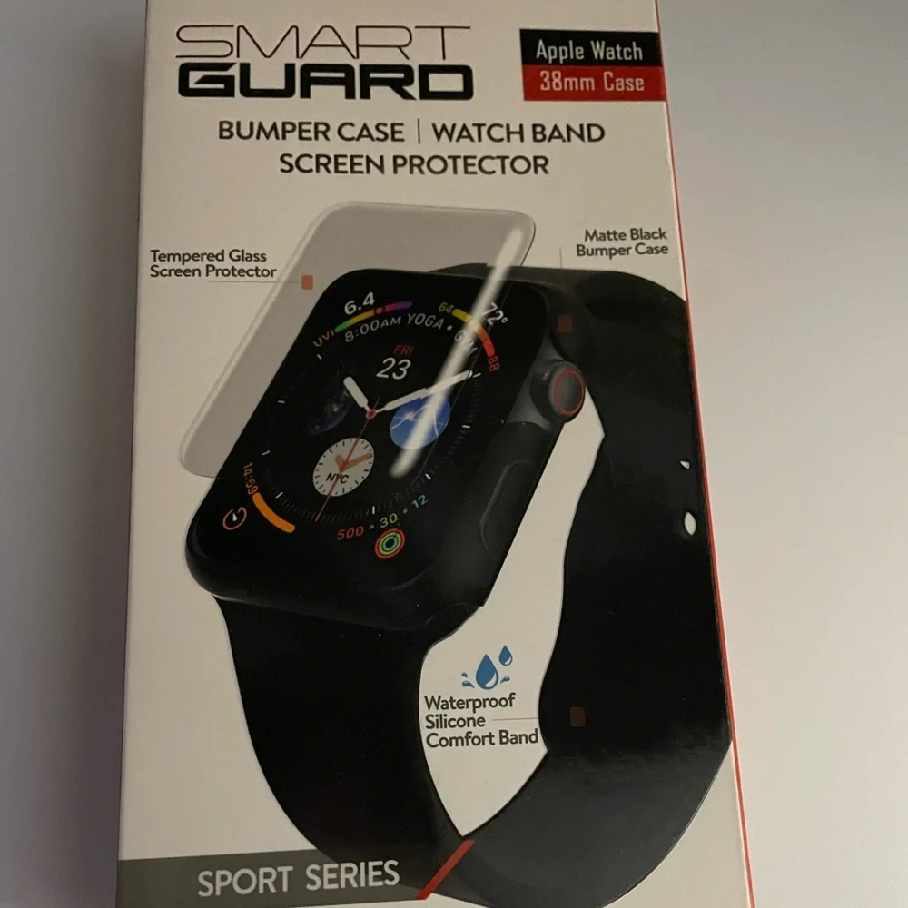 NWT Smart Guard Bumper Case Watch Band Screen Protector
